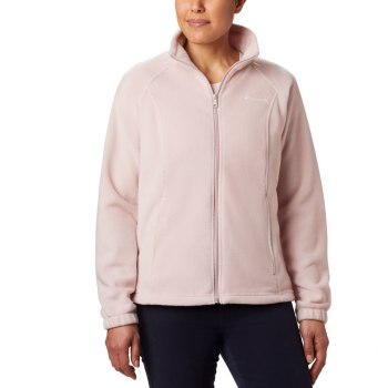 Columbia Benton Springs Full Zip Fleece Petite, Chamarras Rosas Para Mujer | 892350-AQO